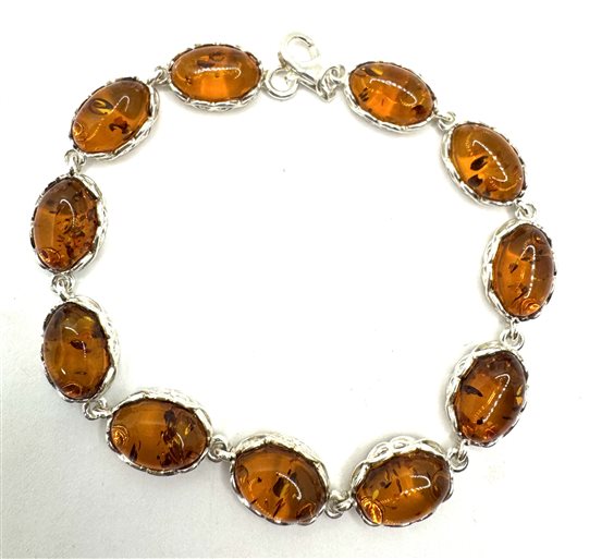 Bracciale Domar Donna Ambra in Argento Ambra AMBER-BR-8-280 - AMBER-BR-8-280
